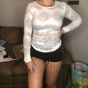 White long sleeve shirt